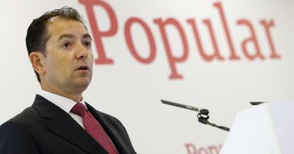 El consejero delegado del Banco Popular, Francisco G&oacute;mez.