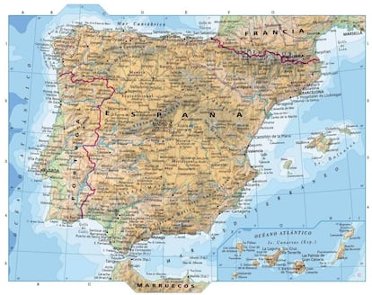 Mapa político de España