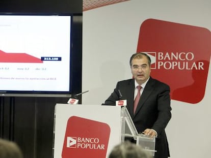 El presidente del Banco Popular, &Aacute;ngel Ron.