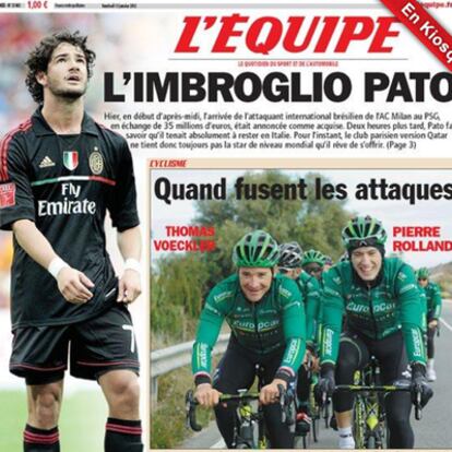 Portada de L' Équipe