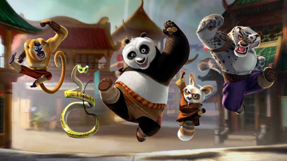 Imagen promocional de la película de animación 'Kung Fu Panda'.