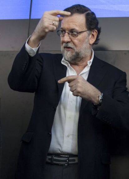 El líder del PP, Mariano Rajoy.