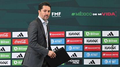 Yon de Luisa, presidente de la Federación Mexicana de Fútbol, el 1 de diciembre en Qatar.