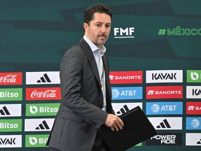 Yon de Luisa, presidente de la Federación Mexicana de Fútbol, el 1 de diciembre en Qatar.