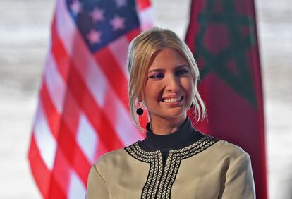 Ivanka Trump en la ciudad marroquí de Sidi Kazem.