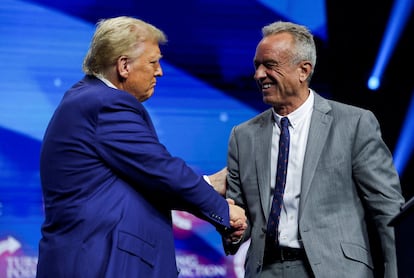 Donald Trump y Robert F. Kennedy Jr. en un acto de campa?a en Duluth (Georgia) en octubre.