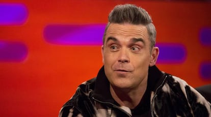 El cantante británico Robbie Williams.