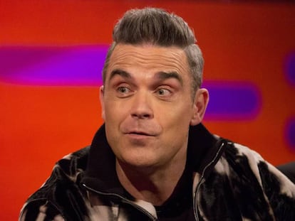 El cantante británico Robbie Williams.