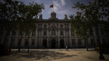 Fachada del Tribunal Supremo en Madrid.
