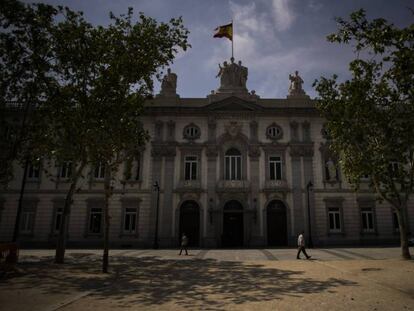 Fachada del Tribunal Supremo en Madrid. 