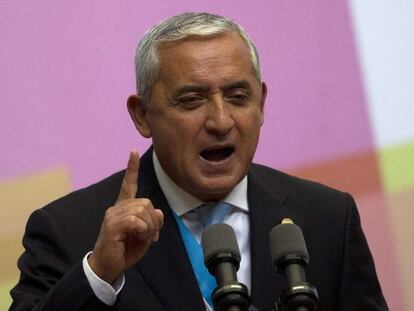 El presidente de Guatemala, Otto P&eacute;rez Molina.