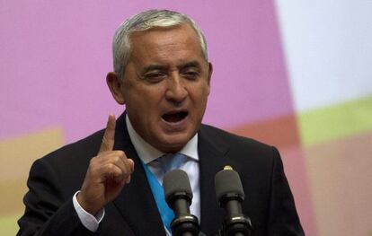 El presidente de Guatemala, Otto Pérez Molina.