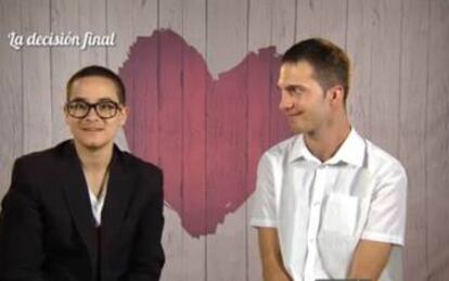 Marcos, transexual, y Sophie, intersexual, se gustaron en 'First Dates'.