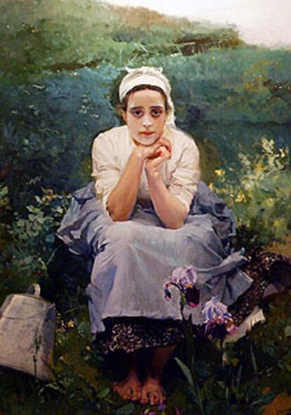 <i>La lechera,<i> de Sorolla.