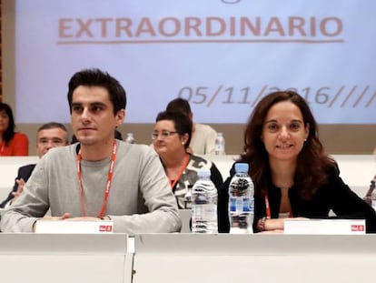 Comite regional extraordinario del PSOE de Madrid.