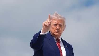 Donald Trump en Maryland, el 23 de mayo de 2025.