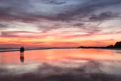 Una de las playas de Nosara, en Guanacaste, Costa Rica.