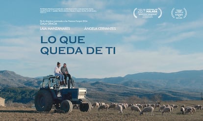 Cartel promocional de la película 'Lo que queda de ti', protagonizada por Laia Manzanares y Ángela Cervantes.
