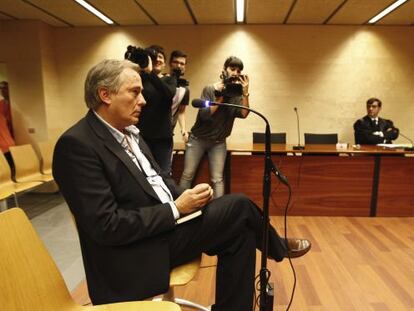 El ex jefe de Urgencias de Salt, Josep C. M., ayer durante el juicio en Girona.