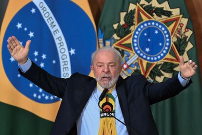 Lula da Silva, presidente de Brasil, en el Palacio del Planalto, en Brasilia, el pasado 5 de junio.