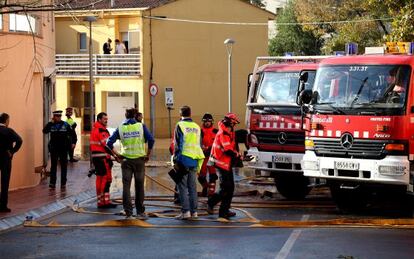 Els Bombers a Agramunt.