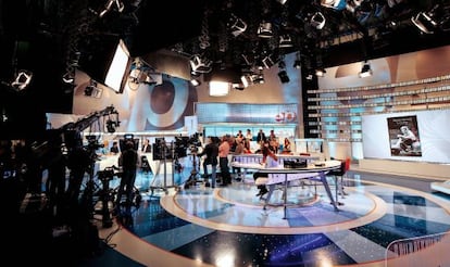 Plató del programa 'Espejo Público' (Antena 3).