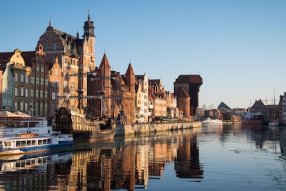 El casco antiguo de Gdansk.