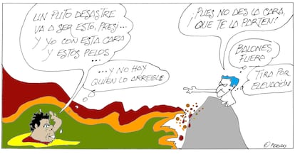 Peridis: “Balones fuera”