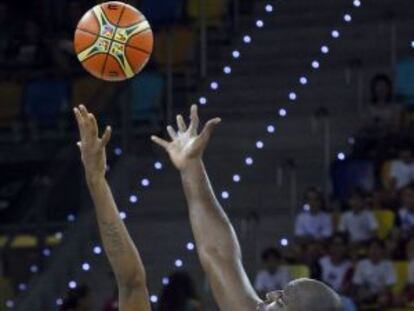 Un momento del Australia-Angola, que Goran Dragic tildó de amañanado.
