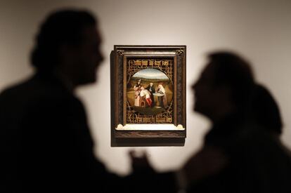 El cuadro 'Extracción de la piedra de la locura', incluido en la exposición 'La belleza encerrada. De Fra Angelico a Fortuny', en el Museo del Prado de Madrid.