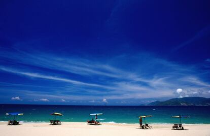 La playa de Nha Trang, en la provincia vietnamita de Khanh Hoa.