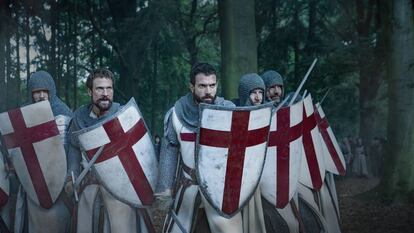 Un fotograma de la serie medieval 'Knightfall', 