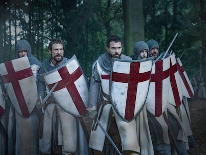 Un fotograma de la serie medieval 'Knightfall', 