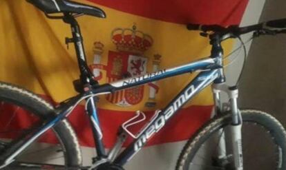 La bicicleta de Alejandro, en Wallapop.