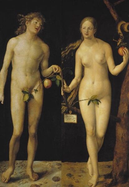 Eva y Adán, Museo de Prado (1507).