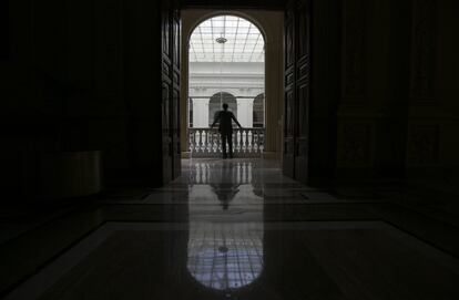 Interior del Palacio del Marqués de Salamanca, actual sede de la Fundación BBVA.