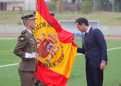 El vicepresidente regional, Ignacio Aguado, en una jura de bandera el pasado octubre.