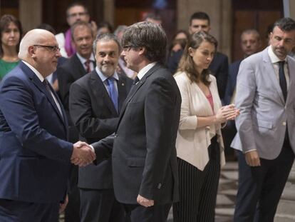 Jordi Baiget i Carles Puigdemont.