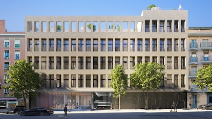 Recreación del edificio que albergará los primeros apartamentos de la marca Marriott by Bonvoy en 2027