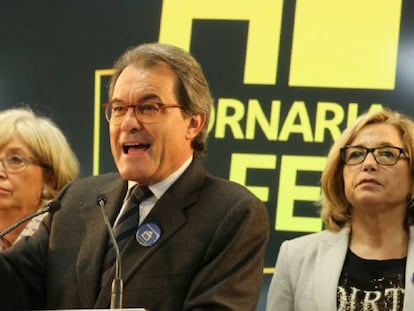 Irene Rigau, Artur Mas y Joana Ortega.