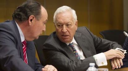 El ministre d'Afers exteriors, José Manuel García-Margallo (dreta).