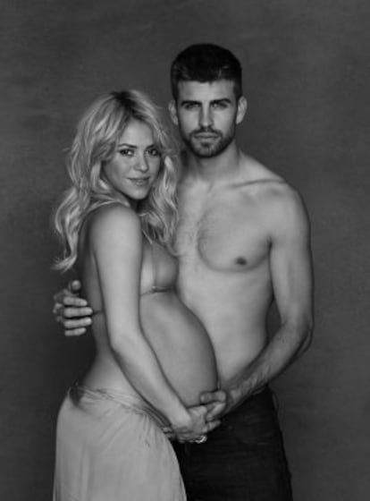 Gerard Piqué y Shakira, desnudos para UNICEF.