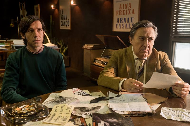 Marcel Borràs y Mariano Peña son Joan Manuel Serrat y Lasso de la Vega en 'La canción'.
