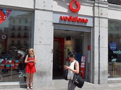 Tienda de Vodafone en Madrid.