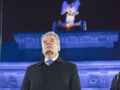 Joachim Gauck, en el aniversario de la ca&iacute;da del Muro