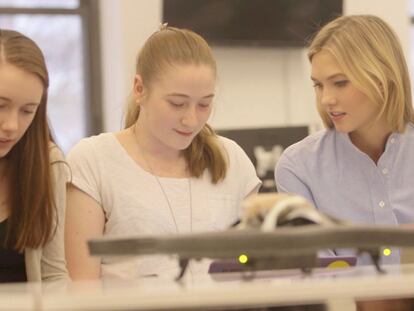 Karlie Kloss, en el campamento Kode with Klosssy.