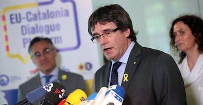 Ousted Catalan leader Carles Puigdemont is in Germany.