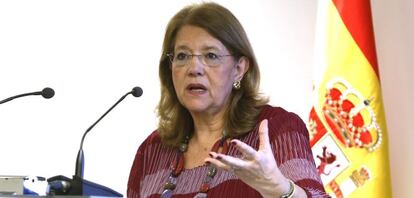 La presidenta de la CNMV, Elvira Rodr&iacute;guez.