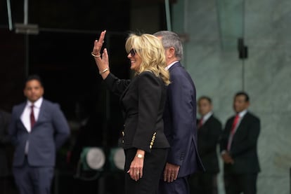 Jill Biden, primera dama de Estados Unidos, en la Cámara de Diputados en Ciudad de México.