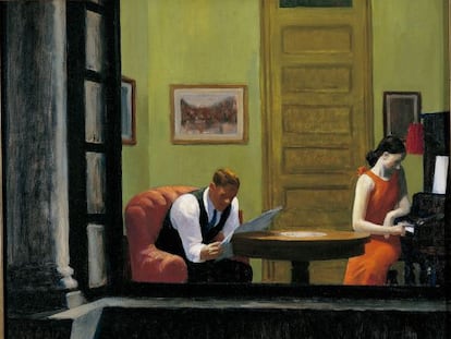 ‘Habitación en Nueva York’ (1932), de Hopper.